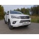 Защита передняя Кенгурятник 76 мм ТСС для Toyota Hilux 2015-2021