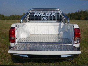Защита кузова пикапа и заднего стекла 76 мм для Toyota Hilux № TOYHILUX15-14