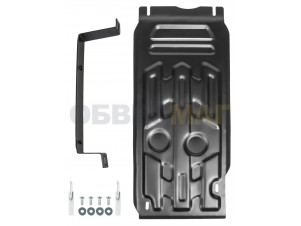 Защита картера и КПП Автоброня, сталь 2 мм для BMW X5/X6 № 111.00505.1