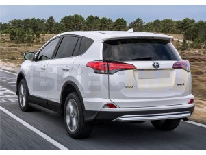 Пороги алюминиевые Rival Black для Toyota RAV4 № F173ALB.5705.1