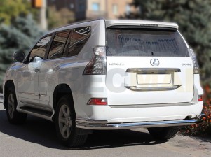 Защита задняя с уголками 76-60 мм для Lexus GX460 № GX13_3.2