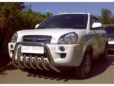 Кенгурятник передний с защитой 60 мм для Hyundai Tucson 2004-2010 HNT 1.1