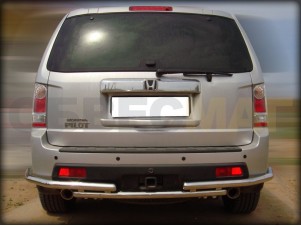 Защита заднего бампера 53 мм с боковой защитой для Honda Pilot № HPIL 3