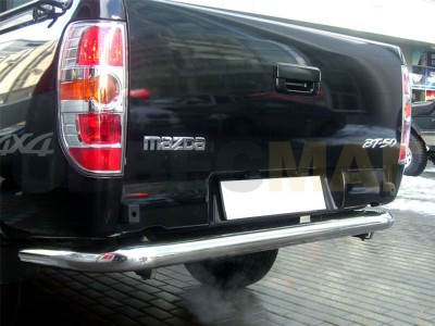 Защита заднего бампера 76 мм для Mazda BT-50 2006-2011