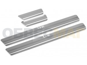 Накладки на пороги Rival, 4 шт для Lexus UX № NP.3201.3