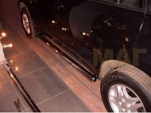 Пороги труба 60 мм для Chevrolet Niva № NSV 3