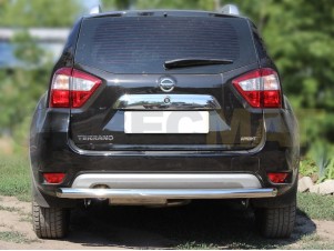 Защита заднего бампера 60 мм для Nissan Terrano № NT14_3