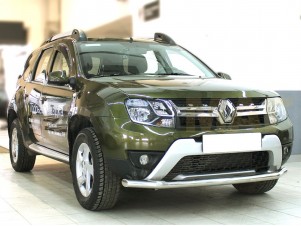 Защита переднего бампера 60 мм для Renault Duster № RD15_1