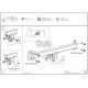 Фаркоп оцинкованный Galia шар A для BMW X3 E83 2004-2010