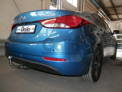 Фаркоп Galia шар А оцинкованный, условно-съемное крепление для Hyundai Elantra 2011-2016