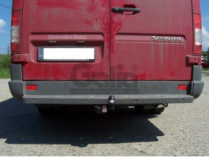 ТСУ Фаркоп оцинкованный Galia шар A на авто со ступенькой для Mercedes Sprinter/Sprinter Classic/Volkswagen LT № M035A