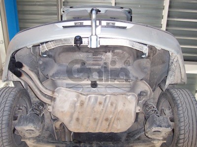 Фаркоп оцинкованный Galia шар BMA съёмный на лифтбек для Renault Laguna 2 2001-2007
