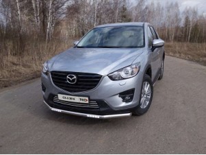 Защита переднего бампера с ДХО 60 мм для Mazda CX-5 № MAZCX515-03