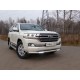 Защита переднего бампера с ДХО 76 мм ТСС для Toyota Land Cruiser 200 2015-2021