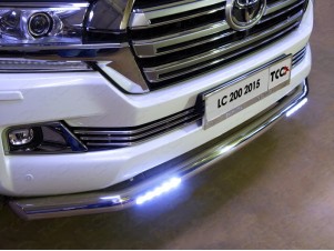 Накладка решётки радиатора 12 мм для Toyota Land Cruiser 200 № TOYLC20015-07