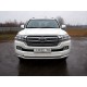Накладка решётки радиатора 12 мм ТСС для Toyota Land Cruiser 200 2015-2021
