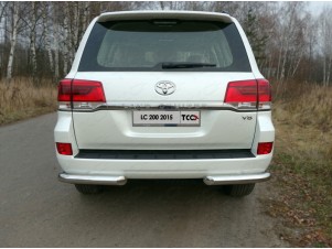 Защита задняя уголки 76 мм для Toyota Land Cruiser 200 № TOYLC20015-15
