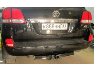 Фаркоп для Toyota Land Cruiser 200 2008-2021, Lexus LX 2008-2022 съемное крепление шара под американский квадрат №FA 0859-E