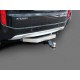 Фаркоп ТСС с надписью Pajero Sport, шар E нержавеющий для Mitsubishi Pajero Sport 2016-2020