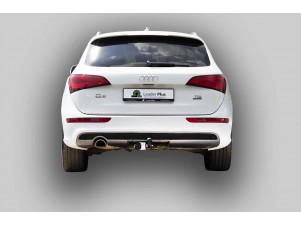 Фаркоп для Audi Q5 8RB 2008-2017 с условно-съемным креплением шара (на 2 болтах) №A106-A